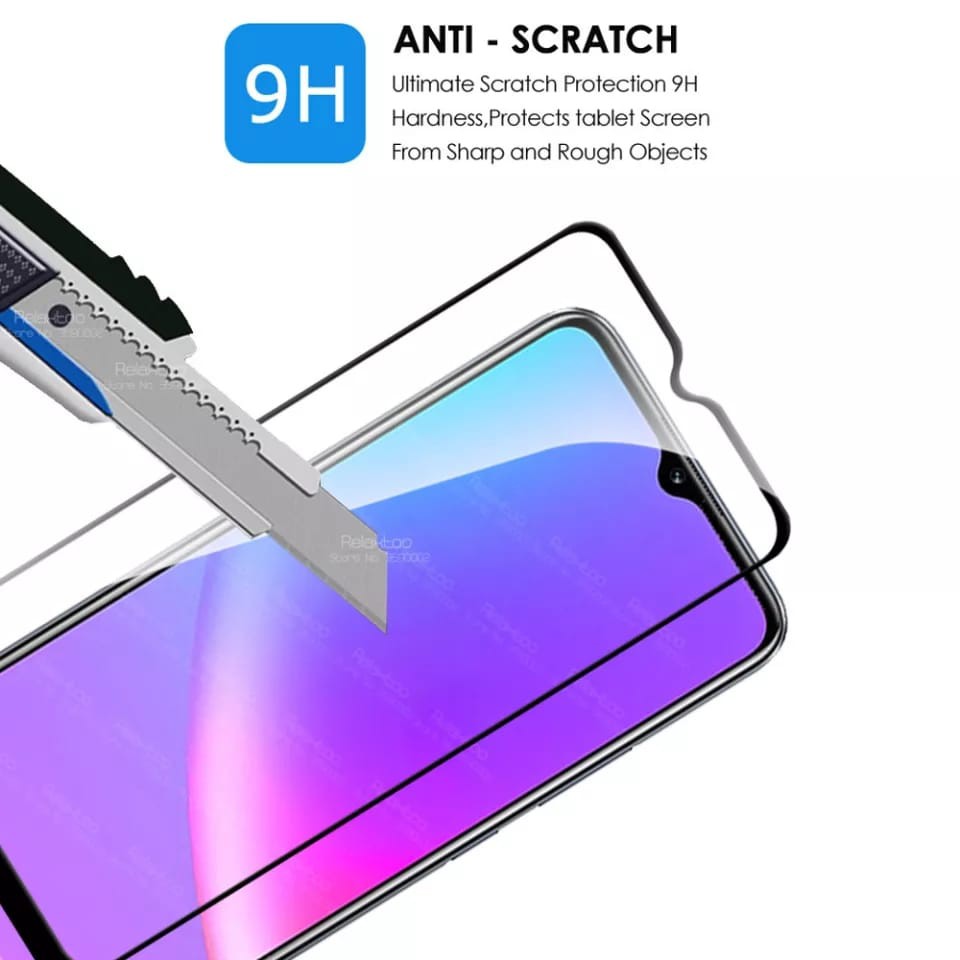 Tempered Glass Realme C25S Layar Protection Pelindung Anti Gores Warna Handphone
