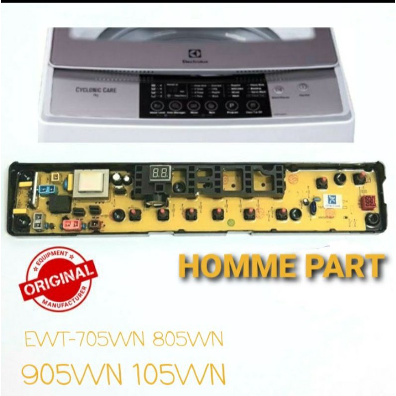 modul mesin cuci electrolux EW-T705WN EW-T805WN EW-T905WN EW-T105WN