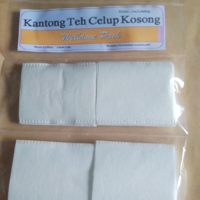 

teh-daun- kantong teh celup kosong 1 lot 250 pcs -daun-teh.