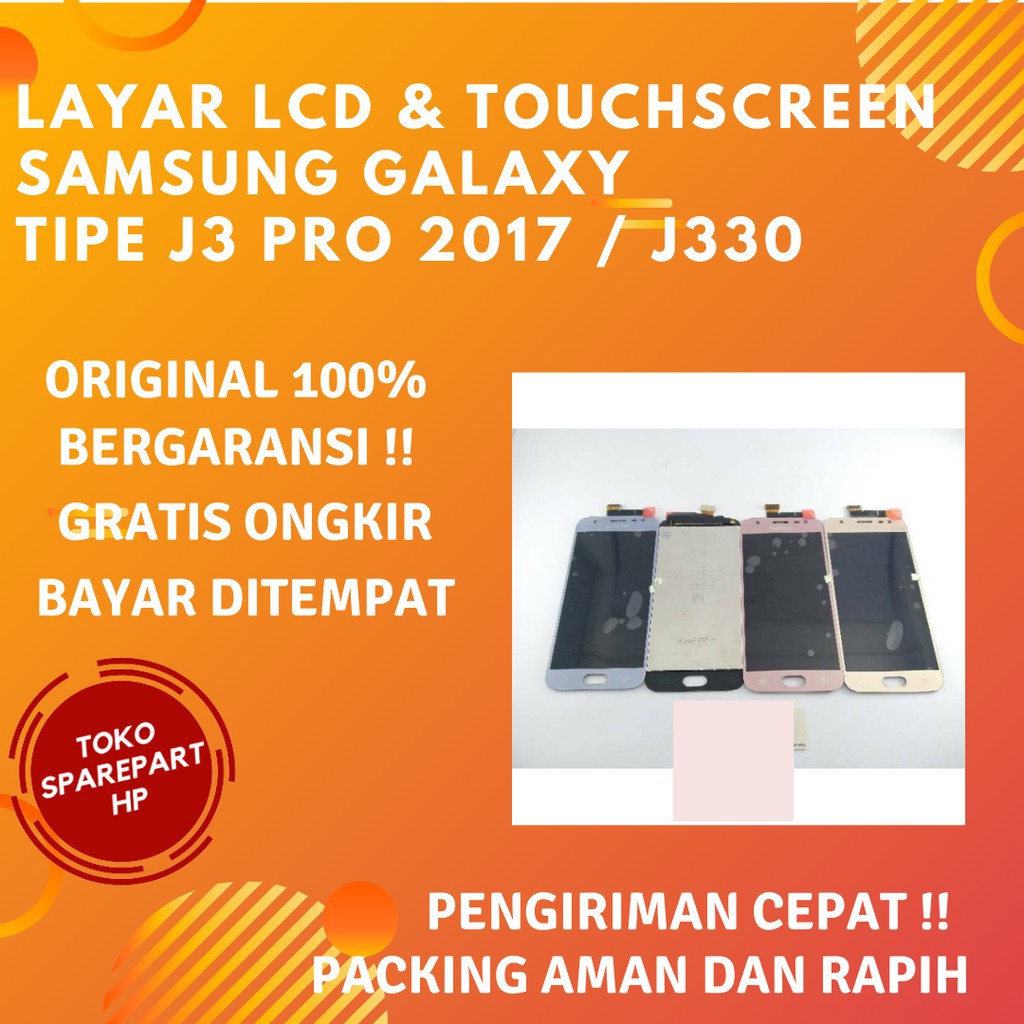 Lcd Original Hp Samsung Galaxy J3Pro 2017 / J3 Pro 2017 Fullset Layar Lcd + Touchscreen Ori OLED/OEM