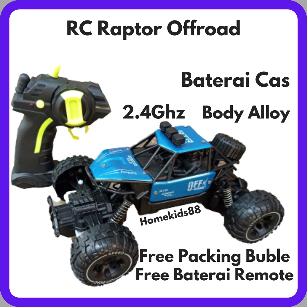 Mainan Mobil Remot Control OFFROAD RC Raptor RC Jeep Rock Crawler Mainan Mobil Remot Terlaris