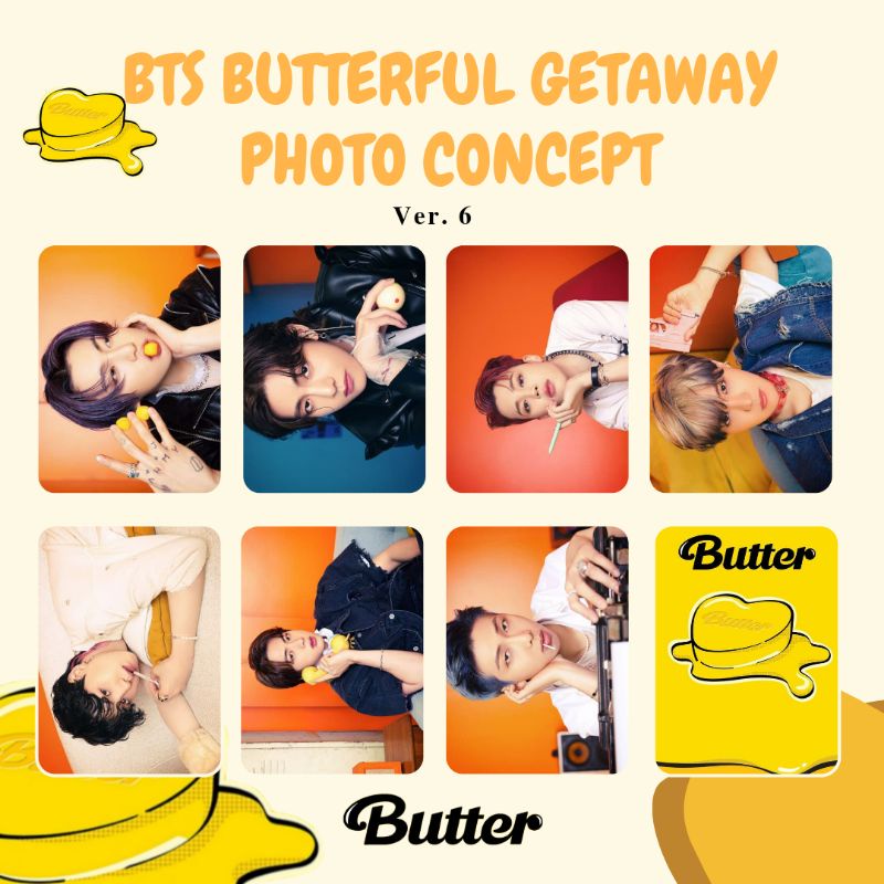 [ COD ]Photocard BTS termurah  dan terbaru / BTS PHOTOCARD BUTTERFUL GETAWAY VER. 6