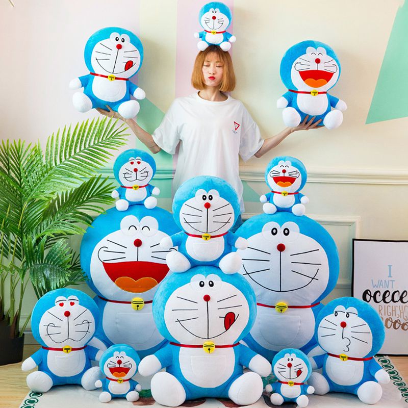 Anime Plush Doraemon Mainan Kualitas Tinggi Boneka Kucing Lucu Boneka Lembut Hadiah Bantal