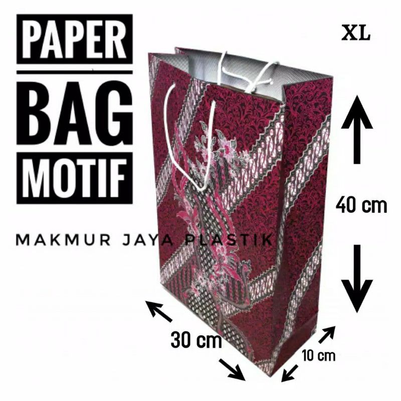 

PAPER BAG MOTIF BATIK XL ISI 12 PCS