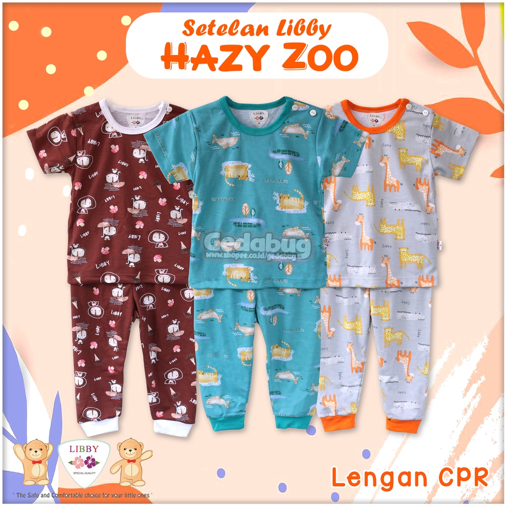 CPR Setelan Anak Libby Terbaru | Hazy Zoo - RAINBOW Fantasia | Banyak Motif Terbaru | Kaos Anak Berkualitas