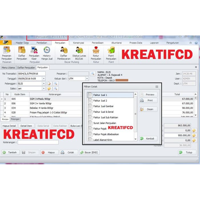 SALE Software Ipos 4 Versi Terbaru 4.0.3.7 Original