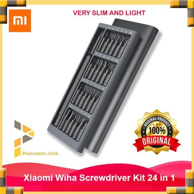 XIAOMI MIJIA WIHA OBENG SET 24 IN 1 SCREWDRIVER KIT ORIGINAL SLIM