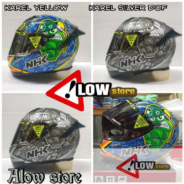 Helm NHK RX9 Karel paket ganteng