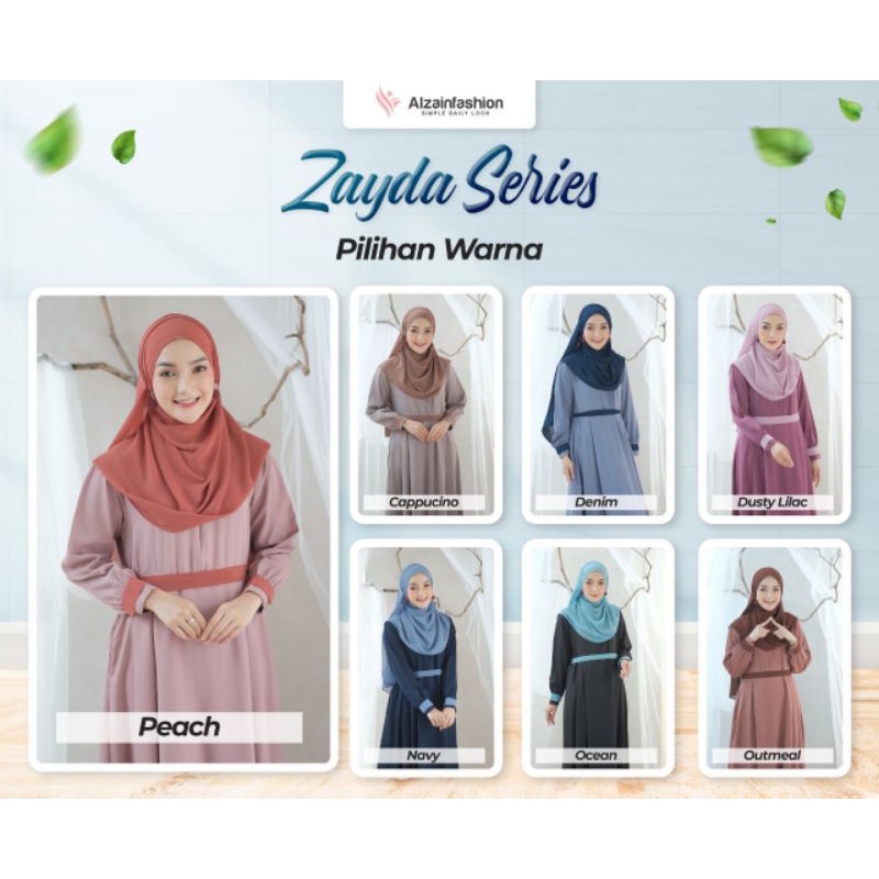 Gamis Zayda Series  Alzainfashion