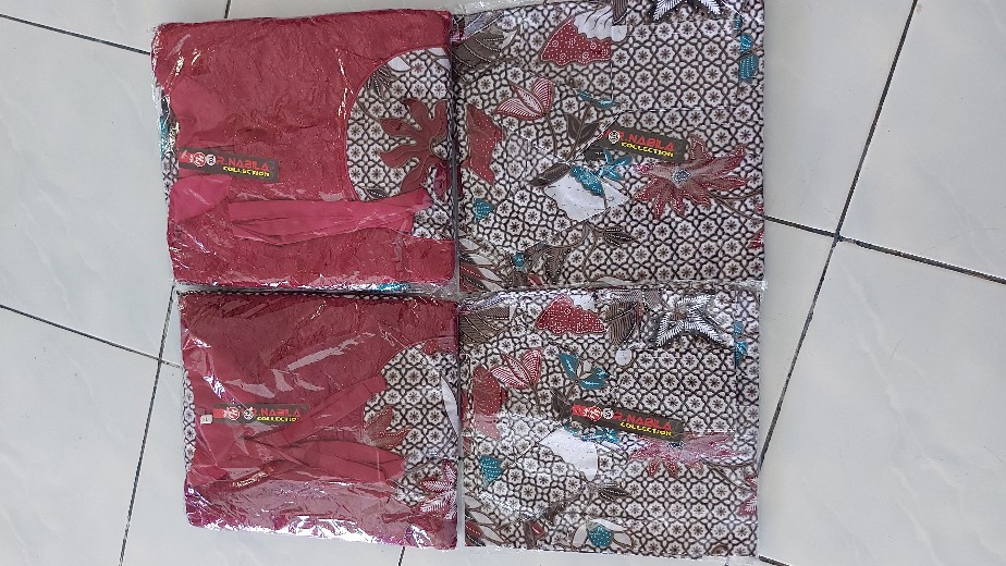 Gamis Couple Pasangan Kondangan Keluarga Ibu Dan Anak Muslim Syari Terbaru Kekinian Batik Couple Set