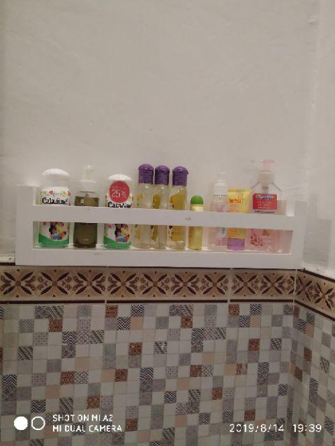 Rak Dinding Floating Shelf 1 Pc Rak Bumbu Rak Serbaguna