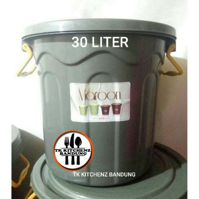 Ember / Ember Tutup / Ember Plastik Ukuran 30 Liter