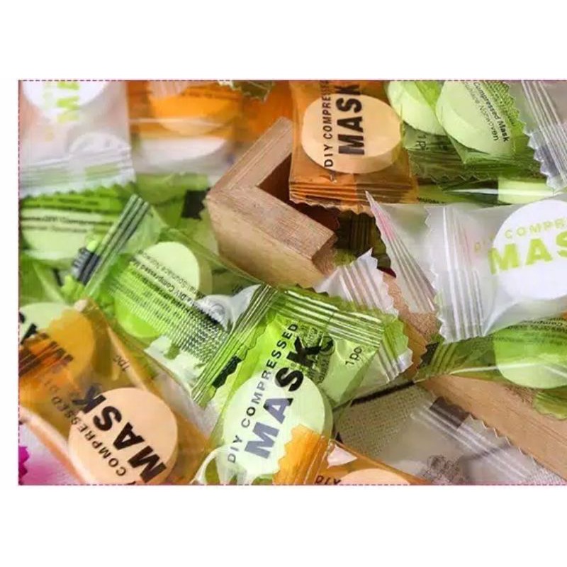 MASKER TISSUE WAJAH TABLET DIY MASKER TISU PERMEN