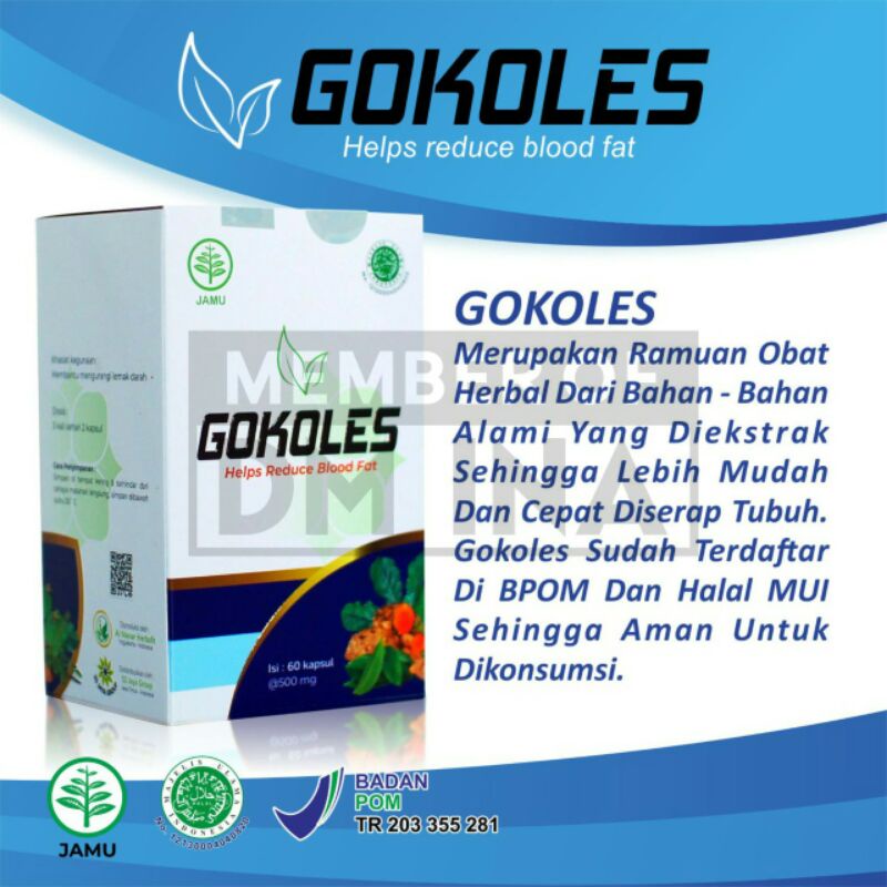 Gokoles ramuan herbal untuk mengatasi kolesterol