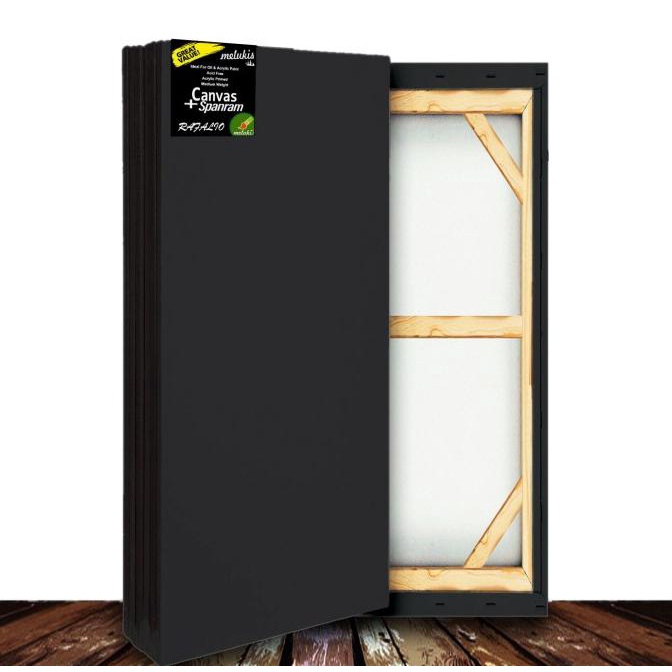 

Kanvas Lukis Hitam Spanram 130x50 cm Canvas Black 130x50cm by Ravalio