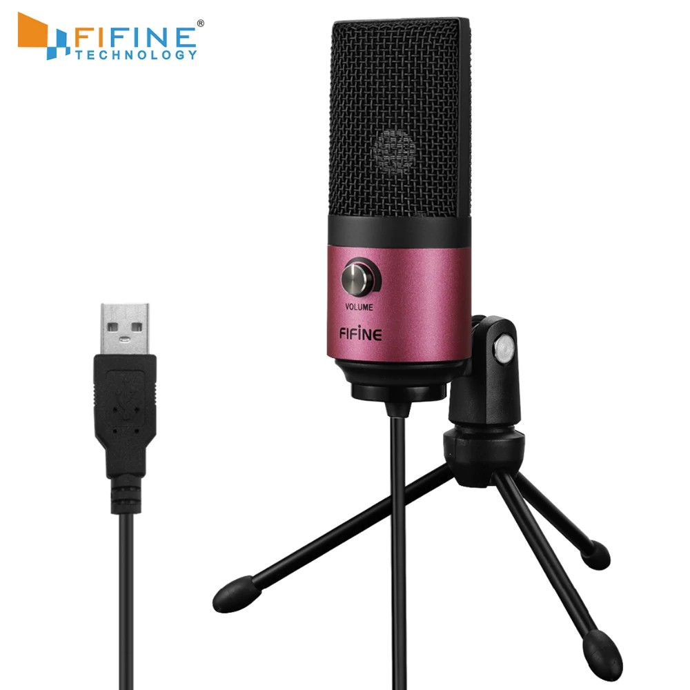 usb microphone fifine metal