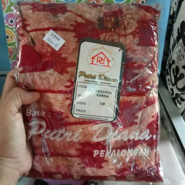 3# Sedress Batik Putri Diana, Batik Pekalongan.