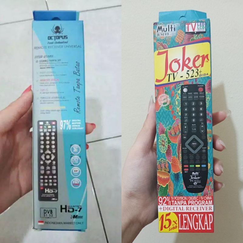 remot digital / TV  / receiver master hd 7 gratis baterai