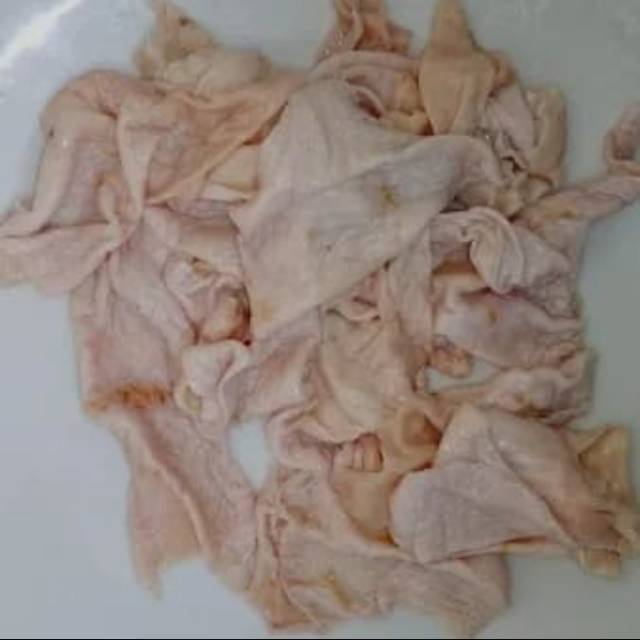 

Kulit ayam / Usus Ayam