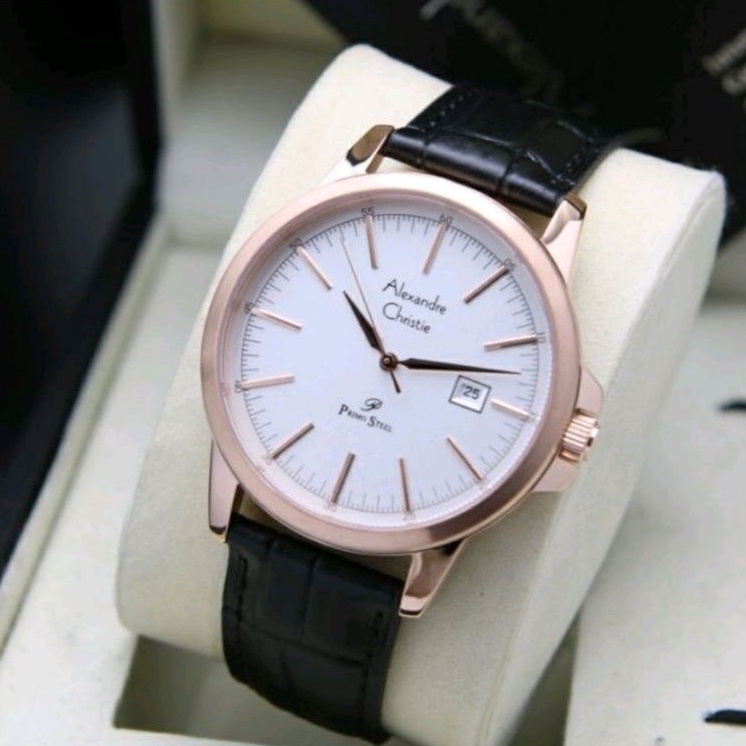 Jam Tangan Couple Pria & Wanita Alexandre Christie AC 1008/AC1008 Original
