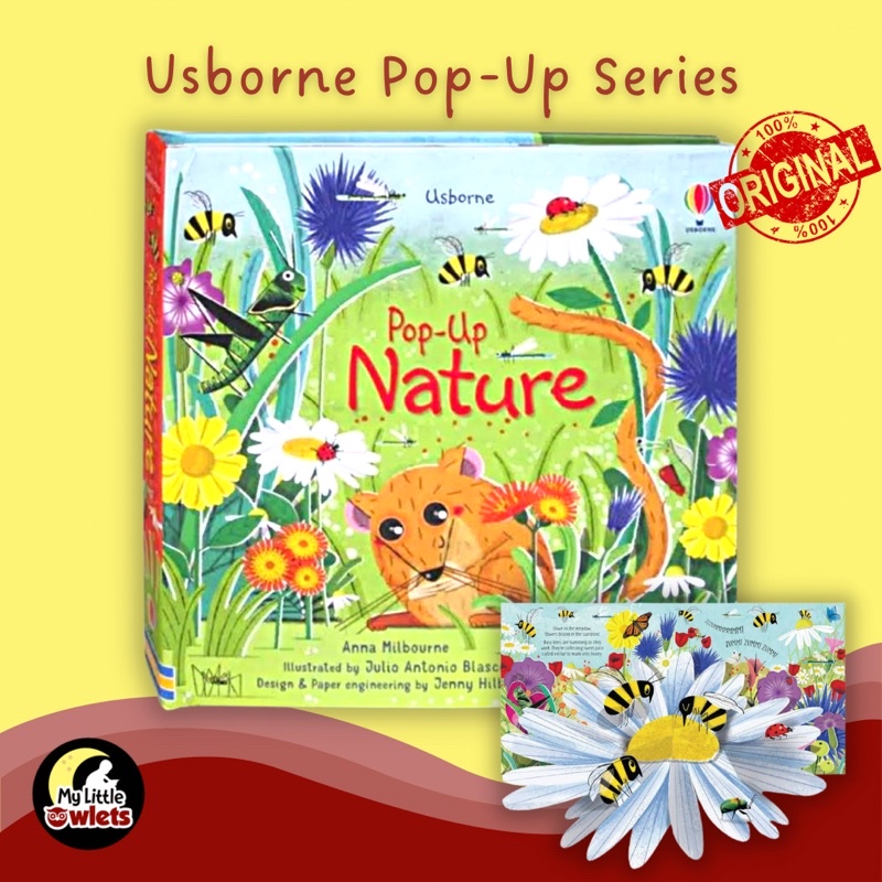Usborne Pop-Up Nature Buku Anak Import Pop-Up