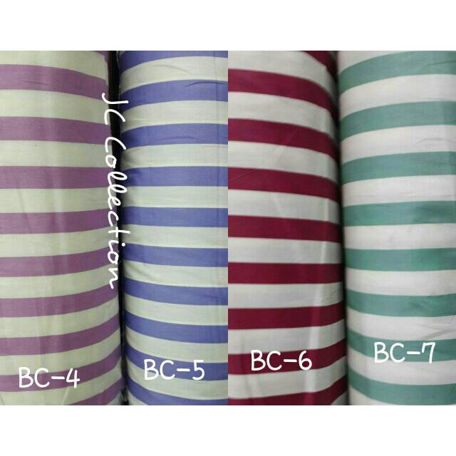 Big Stripes ~ Kain Katun Jepang Japan Design Ori Motif Salur Besar