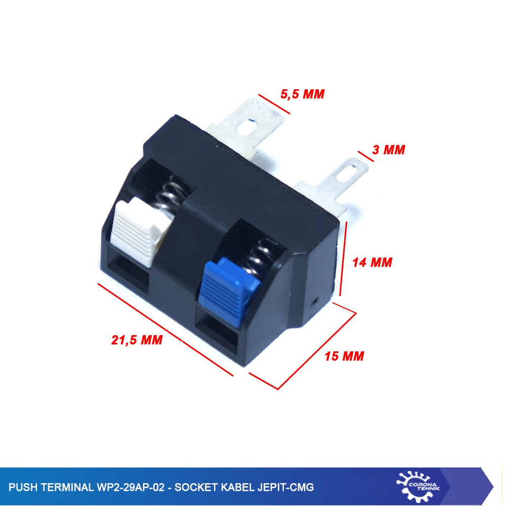 Push Terminal WP2-29AP-02 - Socket Kabel Jepit - CMG