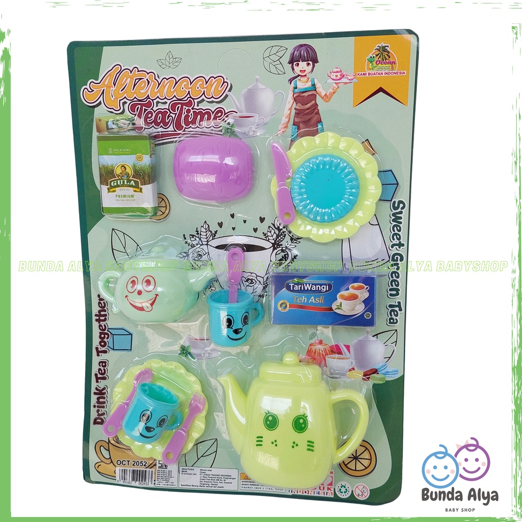 Promo Mainan Anak Mini Tea Set Teko Cangkir / Kitchen Set / Alat Dapur / Cooking Set - Mainan Masak Masakan Tea Set Play Mainan Anak Perempuan - Mainan Masak-Masakan Afternoon Tea Time - Mainan Miniatur Drink Tea