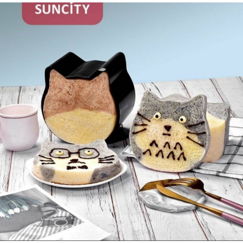 Toast Mold Bear / Toast Mold Cat / Cetakan Roti Karakter / Cetakan Roti Lucu