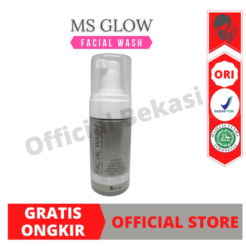 MS Glow Original Facial Fasial Wash Sabun pncuci Wajah Muka wanita Original
