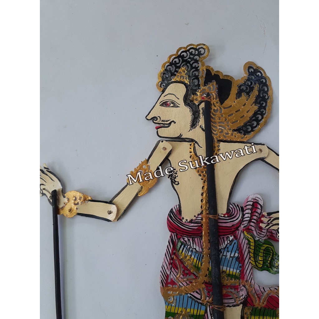 Kerajinan wayang kulit Nakula ukir bali Hiasan Handmade