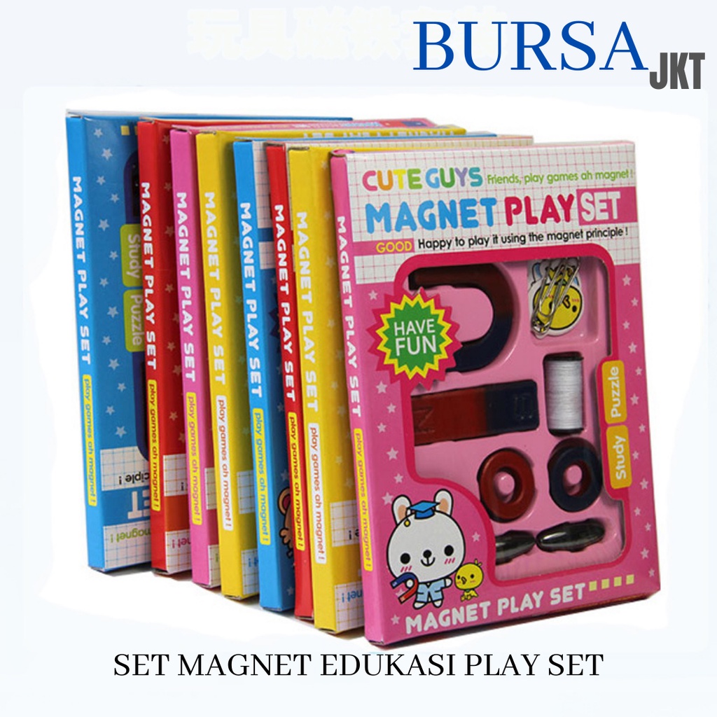 MAGNET PLAY SET MAINAN EDUKASI ANAK I O U