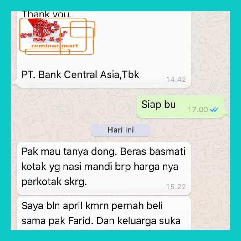 

S0Bers Beras Basmati Instant - Mandi Ric0S50B