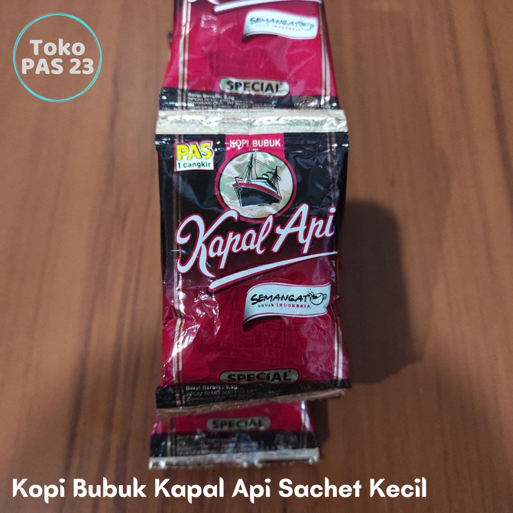 

KOPI BUBUK HITAM KAPAL API SACHET KECIL