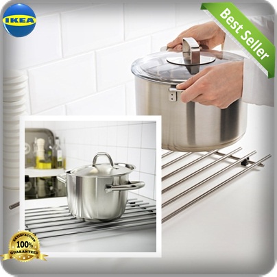 Besi Alas Panci IKEEA Lampi, Besi Tatakan panci Masak Penggorengan Tahan Panas, baja tahan karat, 50