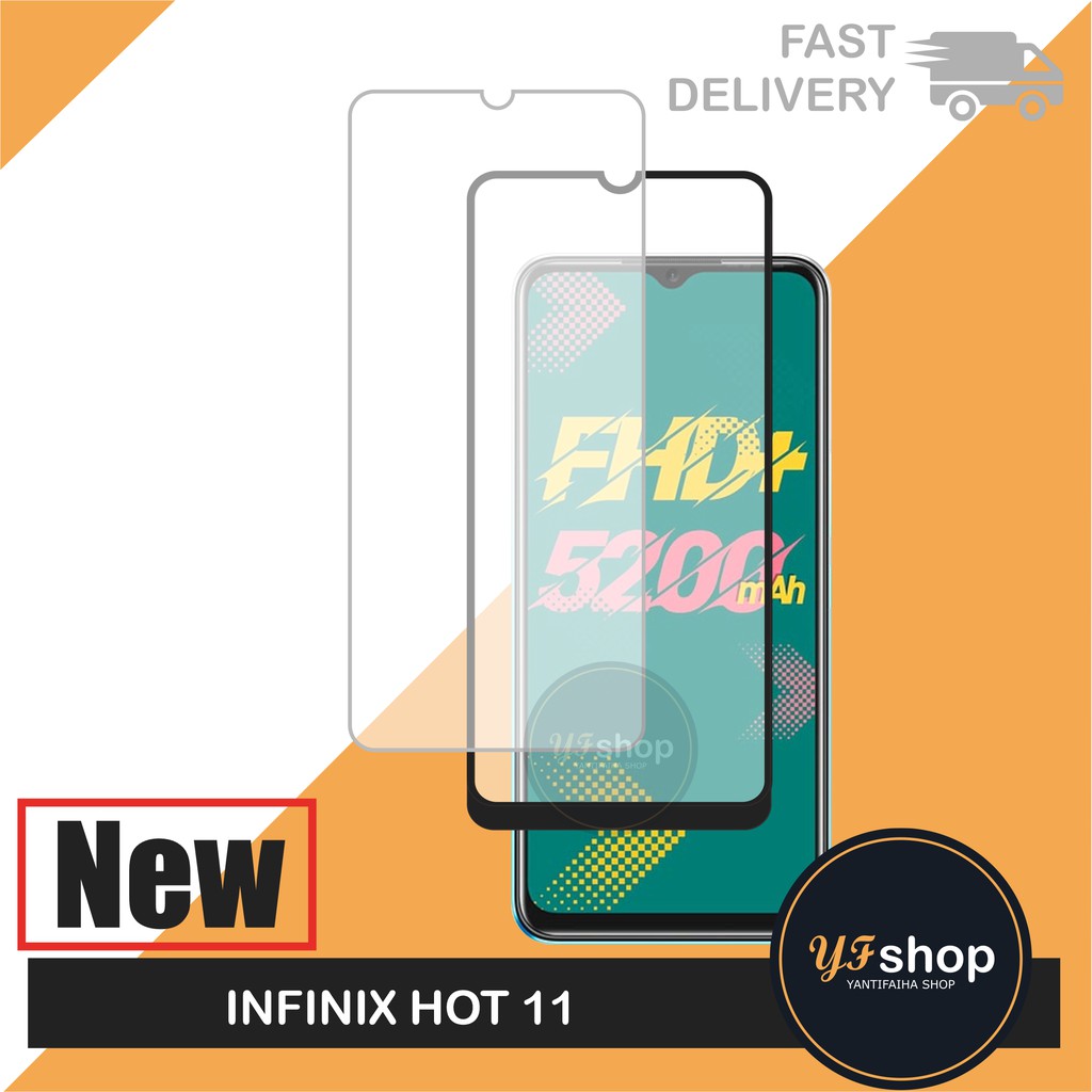 Temperred Glass Layar Infinix Hot 11 / Hot 11s / Hot 11s NFC Pelindung Layar Handphone
