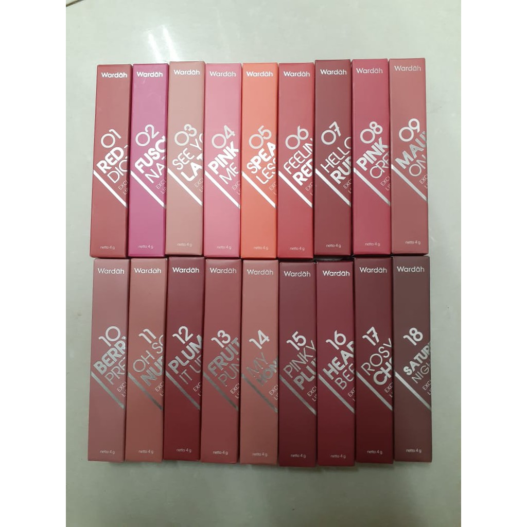 Wardah Exclusive Matte Lipcream / Wardah Lipcream