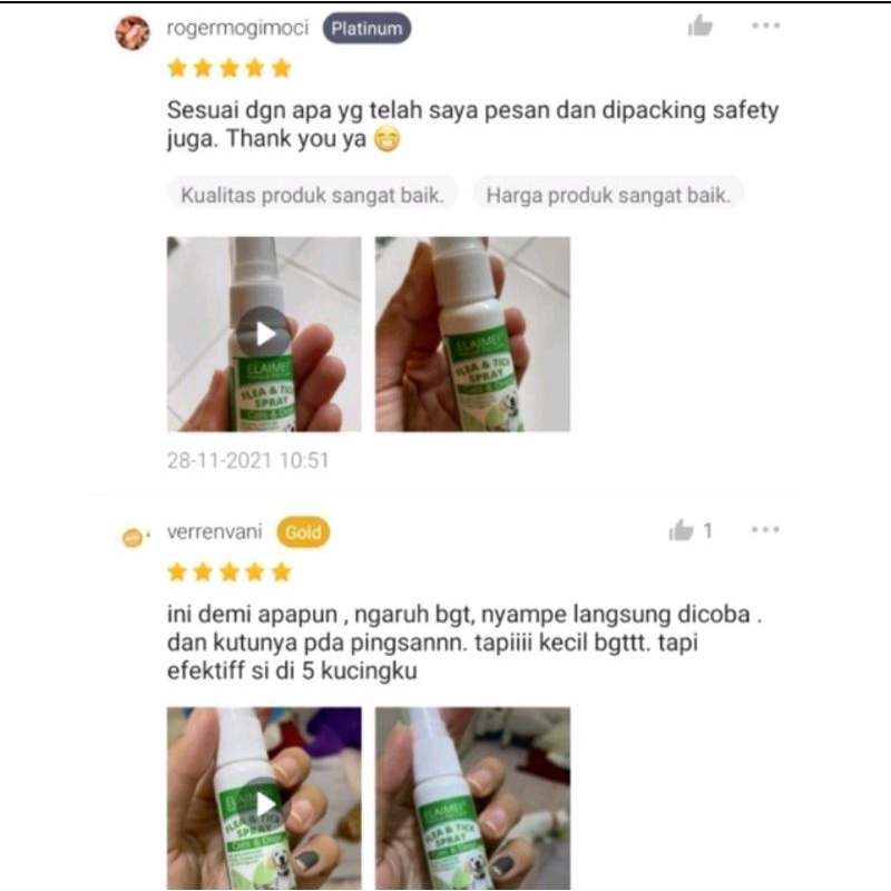 Obat Kutu Kucing Kelinci Anjing Alami Aman Terjilat ELEMAI FEFARM