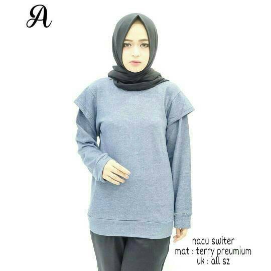 Nacu Sweater / Baju hangat / Outer / suplier Jaket wanita murah