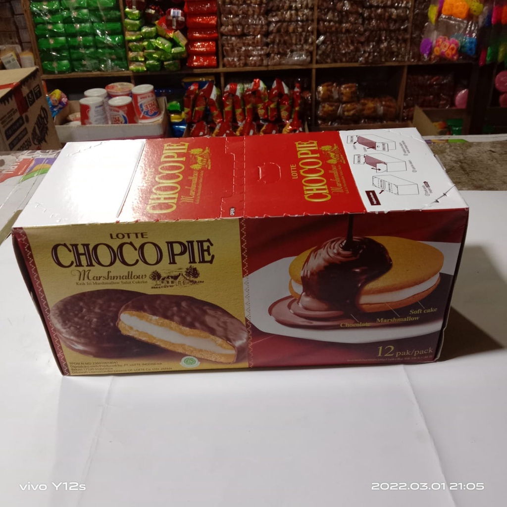

chocopie rasa coklat