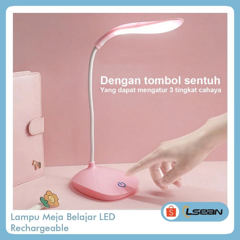 LAMPU MEJA | LAMPU BELAJAR LED TOUCHSCREEN