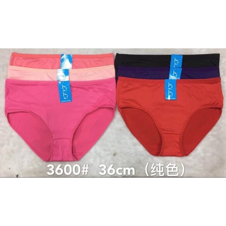 6 PCS CELANA DALAM WANITA DEWASA SUPER JUMBO POLOS IMPORT BB 100 KG PREMIUM UNDIES