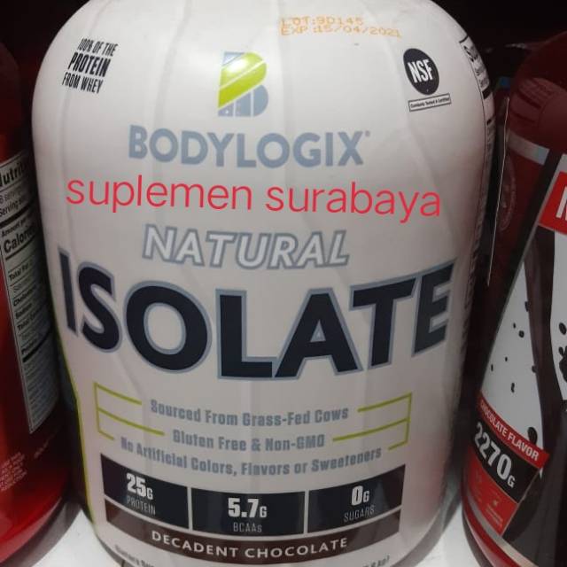 Bodylogix Natural Whey Isolate 4Lbs Harga Grosir