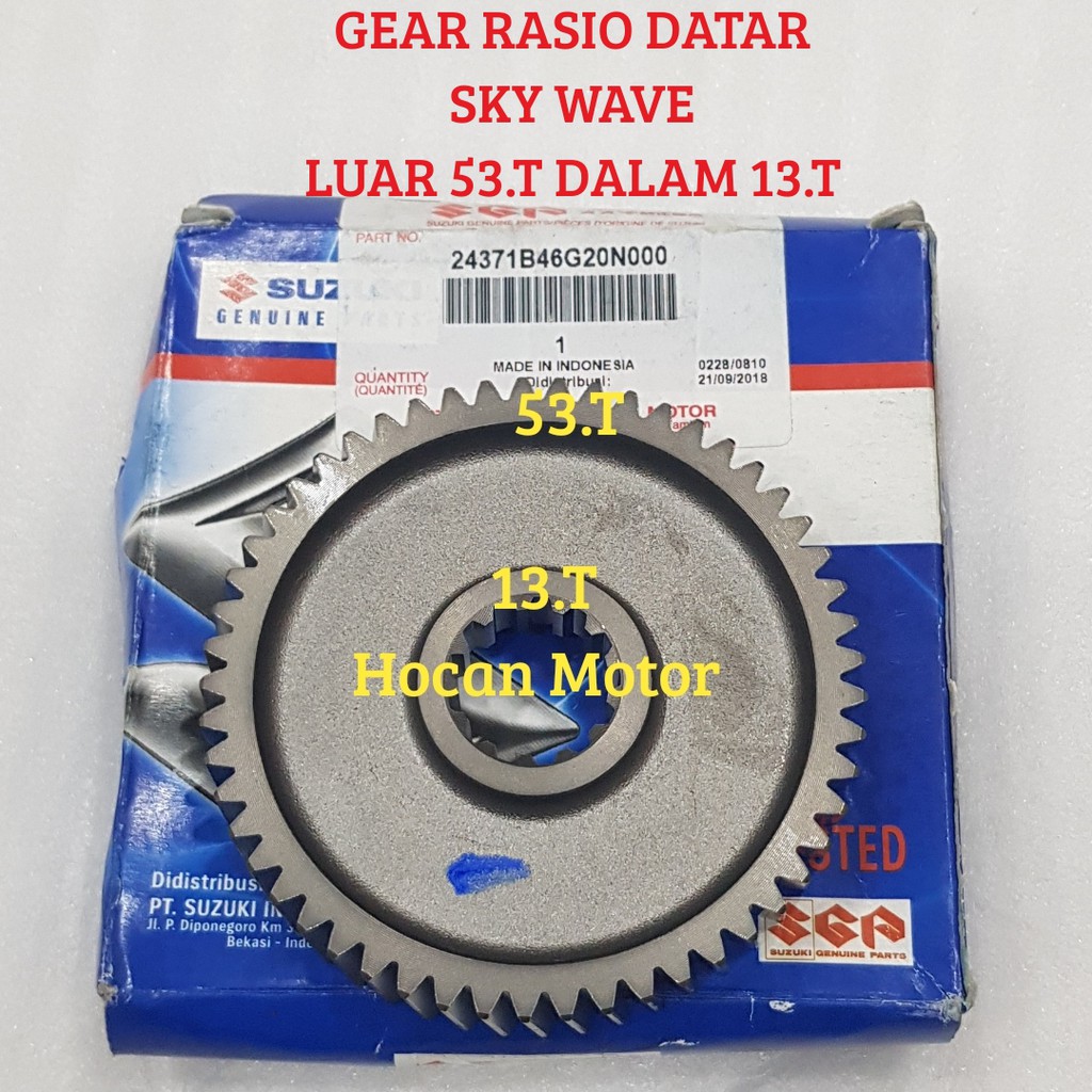 GEAR RASIO DATAR SKYWAVE 24371B46G20N000 ASLI SGP