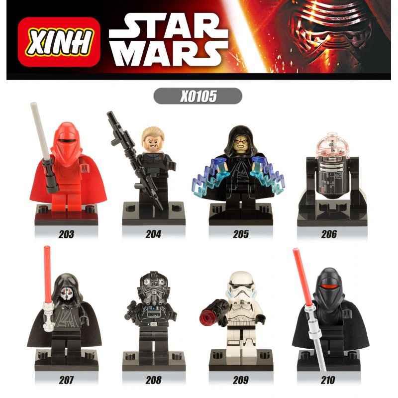 Mainan Action Figure Star Wars Darth Nihilus Minifigures Dark Jedi Palpatine Merah Sith R2D2 Stormtrooper XH0105