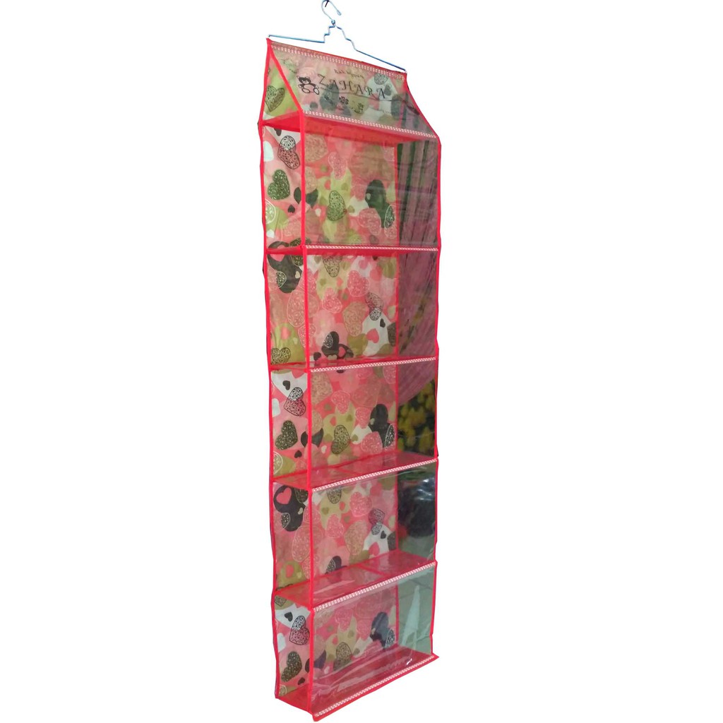 HARGA PROMO HBO RAK TAS GANTUNG JUMBO MERAH LOVE FREE 1 PAK AMPLOP