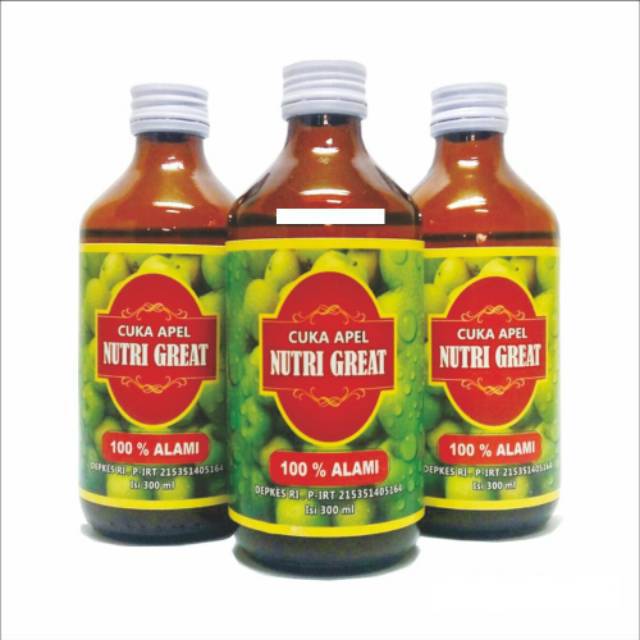 Cuka Apel / Nutri Great Original 300ml