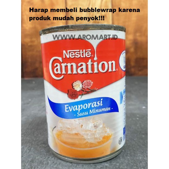 

Carnation Susu Evaporasi Nestle (Harga produk belum termasuk bubble-wrap!) - 405g