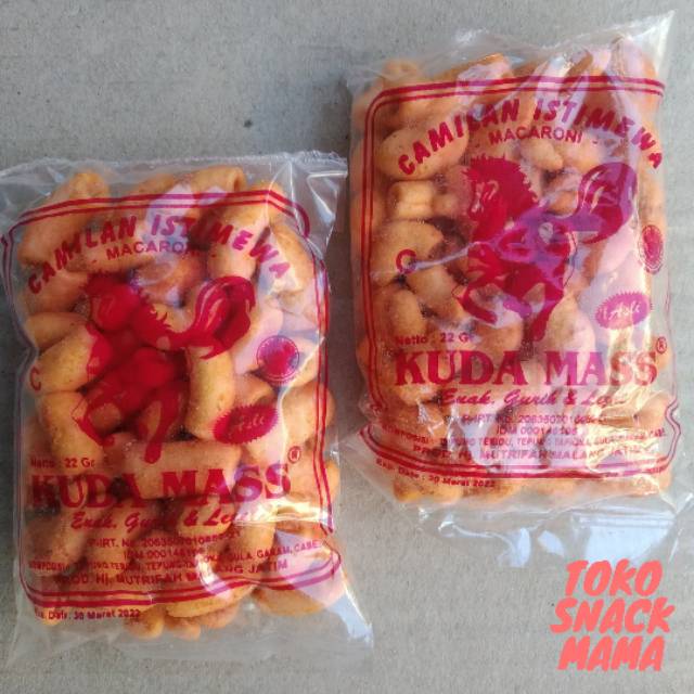 

Makroni besar Kuda Mas 1 Pak isi 20 pcs