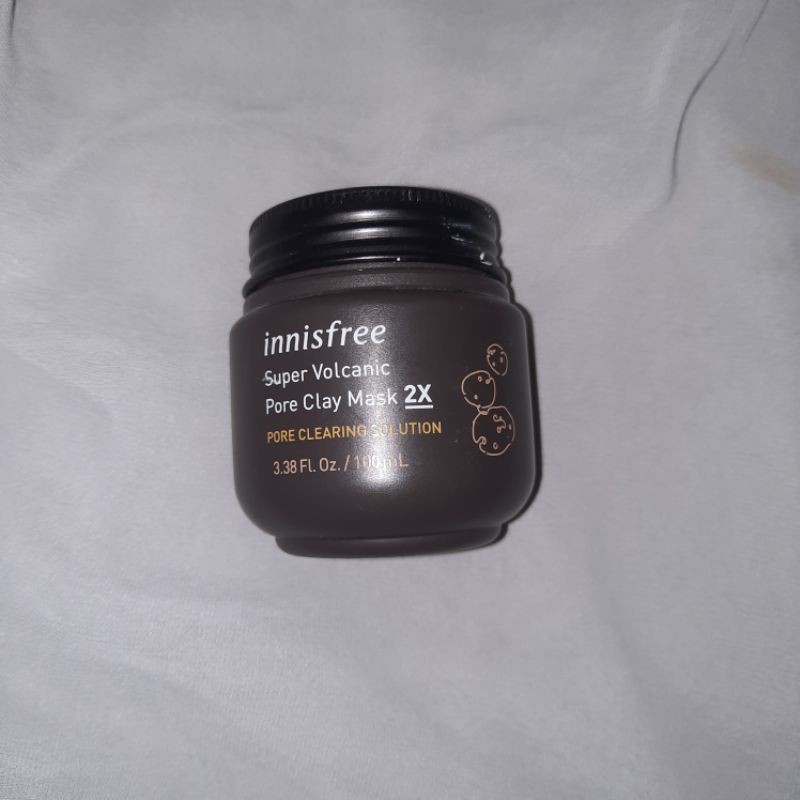 (PRELOVED) Innisfree super volcanic pore clay mask 2x